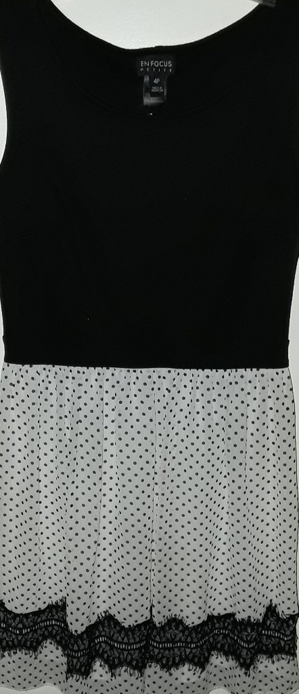 Black and white dress
